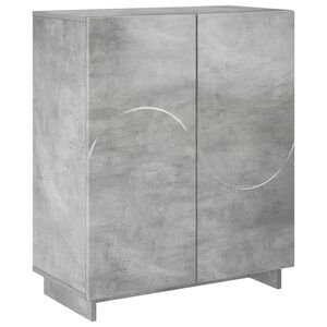 vidaXL Apavu skapis 73 x 38 x 87,5 cm Apstrādāta koksne Betona pelēks