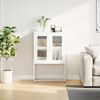 vidaXL Highboard White 68x39x107 cm Tērauds