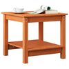 vidaXL Kafijas galdiņ&scaron; Vaska brūna 50 x 50 x 45 cm Priedes masīvkoks