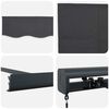 vidaXL Izvelkams jumtiņ&scaron; Antracīts un pelēks 400 &times; 300 cm