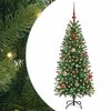 vidaXL Mākslīgā Ziemassvētku eglīte Zaļa 150 cm PE un PVC