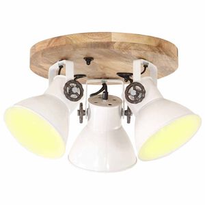 vidaXL griestu lampa, industriāls dizains, balta, 42x27 cm, 25 W, E27