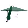 vidaXL Dārza parasols Zaļa 248 x 248 x 148 cm Poliesters un tērauds
