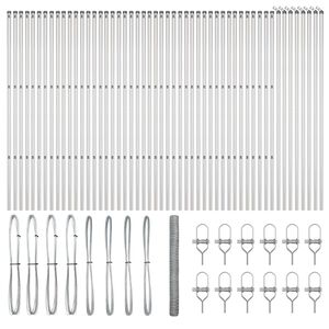 vidaXL Žoga āķis Sudraba