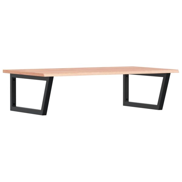 vidaXL izlietnes plaukts, stiprināms pie sienas, tērauds, ozola koks