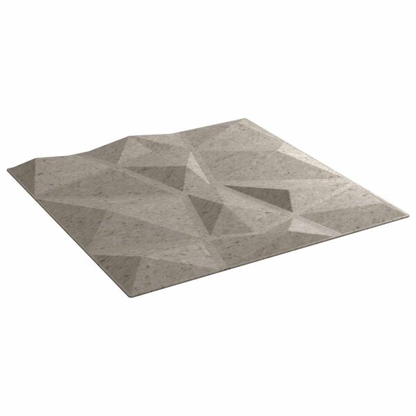 vidaXL Sienas paneļi 48 pcs Betona Pelēks 50 x 50 cm XPS Putu