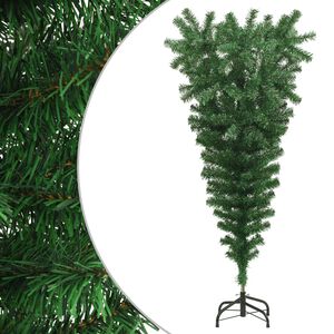 vidaXL Ziemassvētku egles PVC, Steel Zaļa