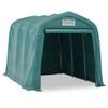 vidaXL garāžas telts, PVC, 2,4x3,6 m, zaļa