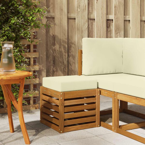 vidaXL Āra sols Cietā akācijas koks Dabiska