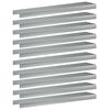 vidaXL Dārza apmales nosegprofils 10 gab. 100 x 20 x 5 cm