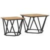 vidaXL Sānu galdiņu komplekts 2 pcs Artisānā ozols 50 x 50 x 40 cm