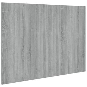 vidaXL gultas galvgalis,pelēcīga ozola,120x1,5x80cm, inženierijas koks