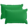 vidaXL Spilvenu pārvalks 2 gab. HOUTEN Zaļa 50 x 75 cm Poliesters