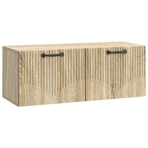 vidaXL Sienā piestiprināms TV skapis Sonomas ozols 78,5 x 31 x 30 cm