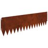 vidaXL Zāliena Apmale 20 pcs 103 x 30 cm Tērauds Rūsa