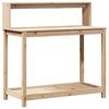 vidaXL stādī&scaron;anas galds ar plauktiem, 108x50x109,5 cm, priedes koks