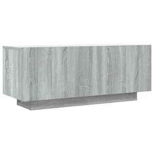 vidaXL TV skapītis, pelēka ozolkoka, 100x35x40 cm, inženierijas koks