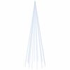vidaXL Ziemassvētku egle karoga mastam, 732 vēsi baltas LED, 500 cm