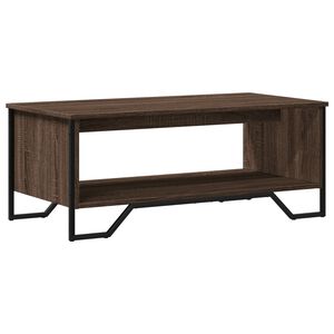 vidaXL kafijas galdiņ&scaron;, koka krāsa, 100x51x40 cm, inženierijas koks