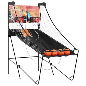 vidaXL basketbola spēļu automāts ar 4 bumbiņām 2 spēlētājiem