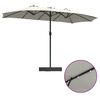 vidaXL Dārza parasols Smil&scaron;ains un Antracīts 385 x 209 x 244 cm