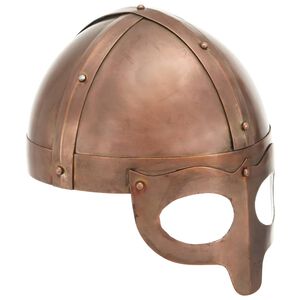 vidaXL vikingu bruņucepure, replika, vara krāsas tērauds