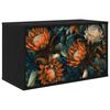vidaXL Sienā montējams TV skapis LOCHEM 69 x 33 x 40 cm Melns ozols