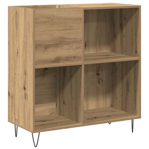 vidaXL Pla&scaron;u skapis amatnieku ozola 85 x 38 x 89 cm Inženierijas koks