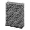 vidaXL gabions ar vāku, cinkota stieple, 100x80x30 cm