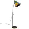 vidaXL grīdas lampa, 25 W, krāsaina, 30x30x100-150 cm, E27
