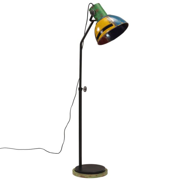 vidaXL grīdas lampa, 25 W, krāsaina, 30x30x100-150 cm, E27