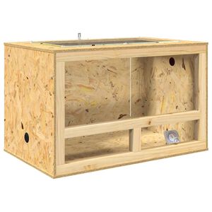 vidaXL Terārijs Brūna 80 x 50 x 50 cm OSB