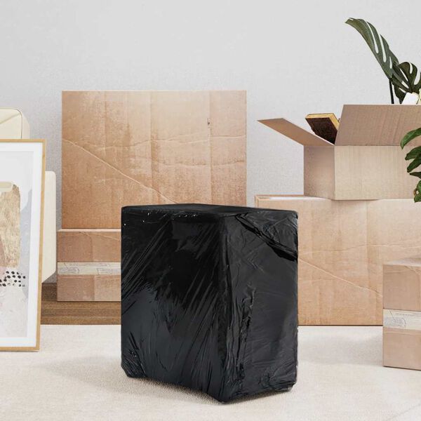 vidaXL Stretch Film 2 gab Melna 17 μm 50 cm x 150 m