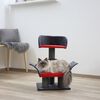 415642 Kerbl Cat Tree "Lounge Deluxe" Grey and Red 81548