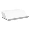 vidaXL Žurnālu statīvs Balts 90 x 53 x 28,5 cm Inženierijas koks