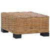 vidaXL kafijas galdiņ&scaron;, 47x47x28 cm, dabīga rotangpalma
