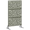 vidaXL Privātuma ekrāns 100 x 50 x 180 cm Tērauds Olīvu zaļ&scaron;