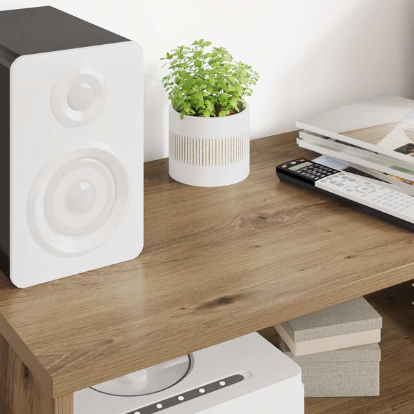 vidaXL Televizora skapī&scaron;a Artisānā ozols 80 x 35 x 40 cm