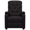 vidaXL elektrisks masāžas krēsls, melna mākslīgā āda