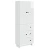 vidaXL Skapju komplekts 2 pcs 66 x 34,5 x 90 cm Inženierijas koks