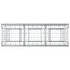 vidaXL Gabions pacelta gulta Sudraba 150 x 50 x 80 cm Cinkots tērauds