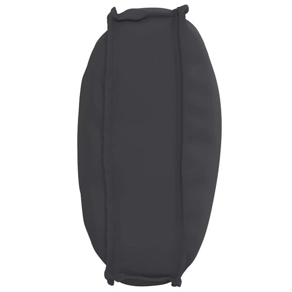 vidaXL Spilvens Melna 70 x 40 x 12 cm Oksforda audums