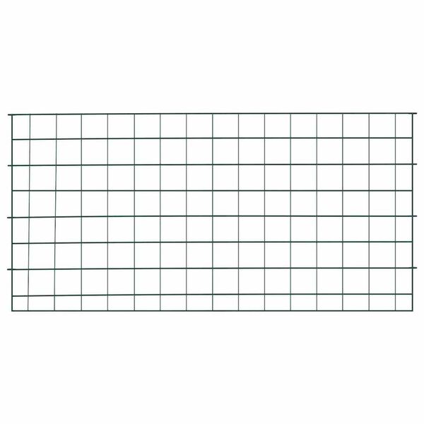 vidaXL Dīķa žoga komplekts 5 pcs Zaļa 100 x 50 cm Tērauds