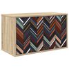 vidaXL Sienā montējams TV skapis OMMEN 69 x 33 x 40 cm Sonomas ozols