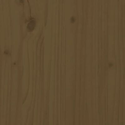 vidaXL naktsskapītis, medus brūns, 40x35x61,5 cm, priedes masīvkoks