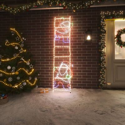 vidaXL Ziemassvētku vecīšu dekorācija, salokāma, 552 LED, 50x200 cm
