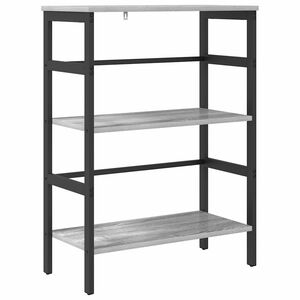 vidaXL Grāmatu plaukts 2 līmeņi 60 x 29,5 x 81 cm Inženierijas koks