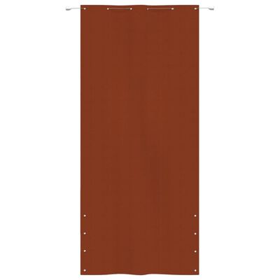 vidaXL balkona aizslietnis, 120x240 cm, sarkanbrūns oksforda audums