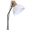 vidaXL grīdas lampa, 25 W, balta, 30x30x100-150 cm, E27