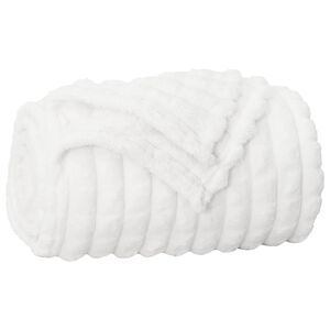 vidaXL Pleds Balts 150 x 130 cm 0.5 kg Flīss